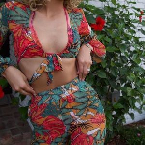 Floral Pretty Little Thing Two Piece Beach Set